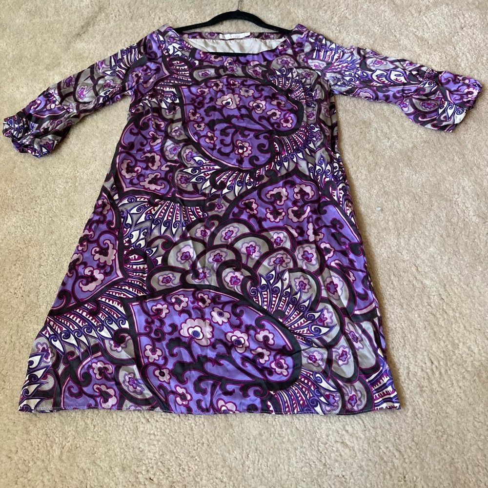Alice & Trixie silk shift dress. Size M. GUC. No flaws, stains or rips.